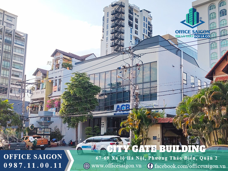 Góc nhìn bên phải cho thuê văn phòng toà nhà City Gate Quận 2