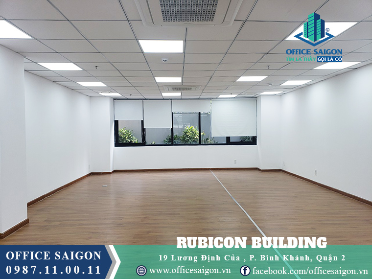 View sàn cho thuê văn phòng toà nhà Rubicon Quận 2