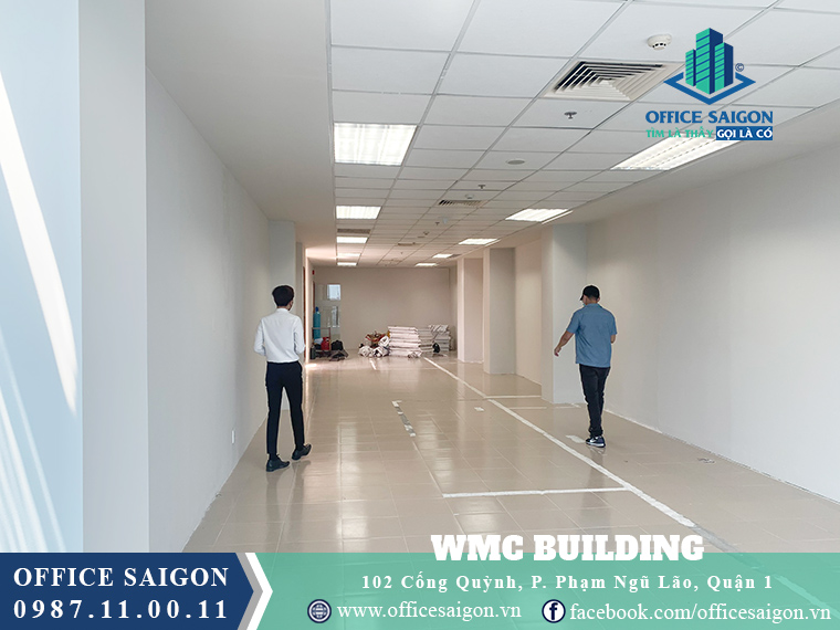 View sàn cho thuê văn phòng toà nhà WMC Quận 1