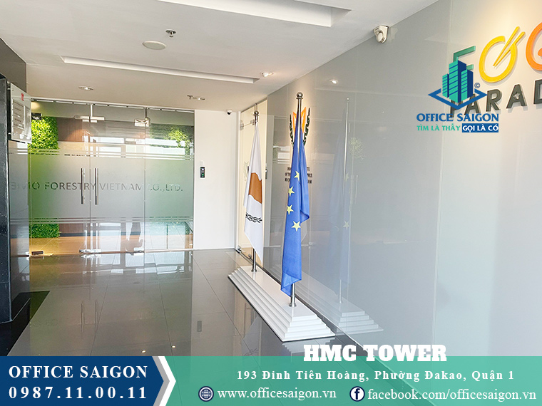 View sàn cho thuê văn phòng tạiaij toà nhà HMC Tower Quận 1