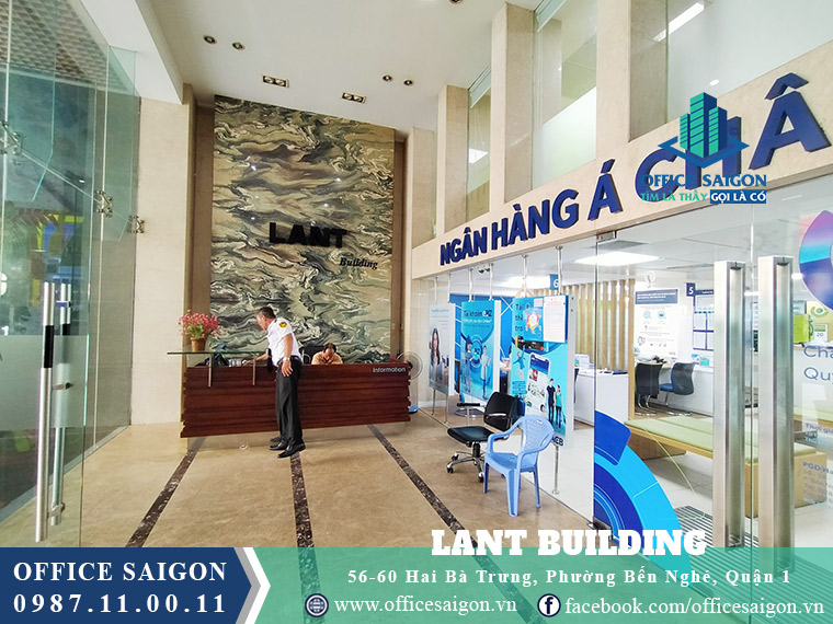 Lễ tân văn phòng cho thuê LANT Building quận 1