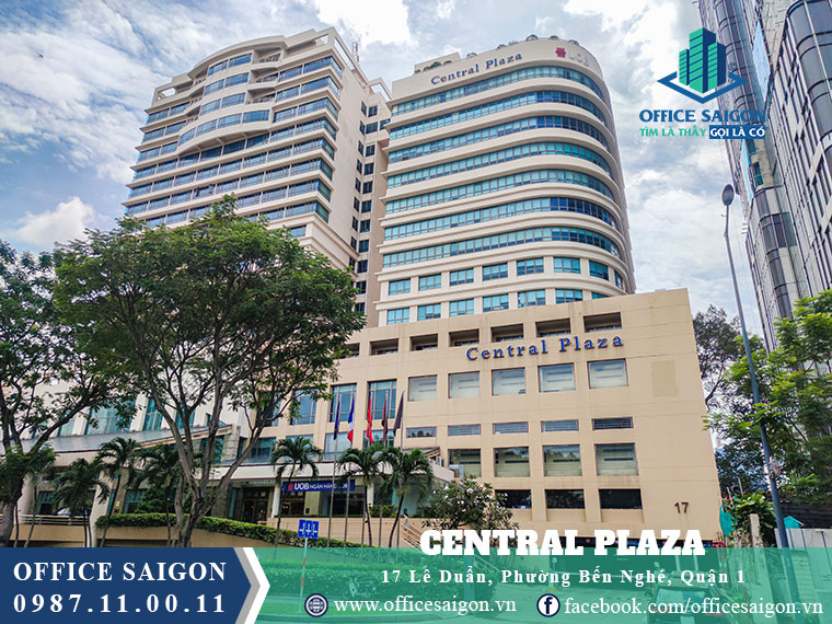 Tổng quan phía ngoài cao ốc văn phòng Central Plaza building đường Lê Duẩn