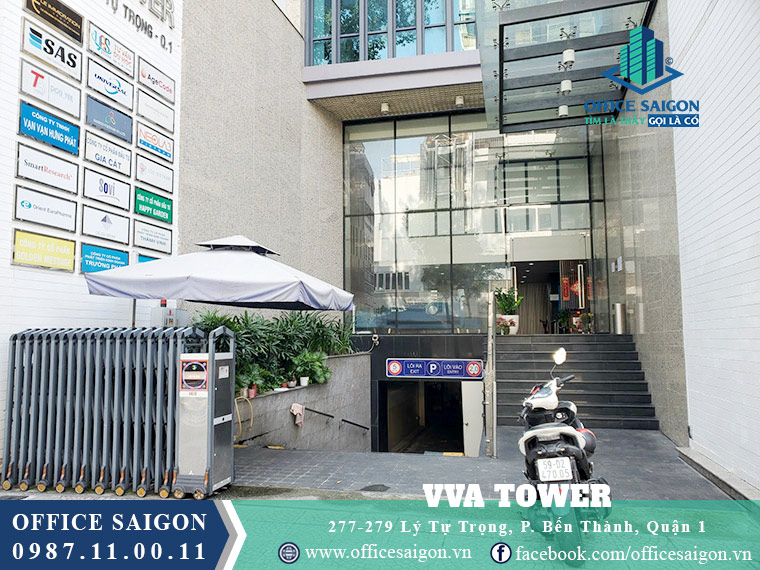 Lối vào văn phòng cho thuê VVA Tower quận 1