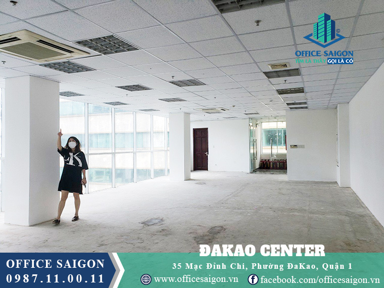 Mặt bằng tầng trệt tại tòa nhà Đakao Center quận 1 cho thuê