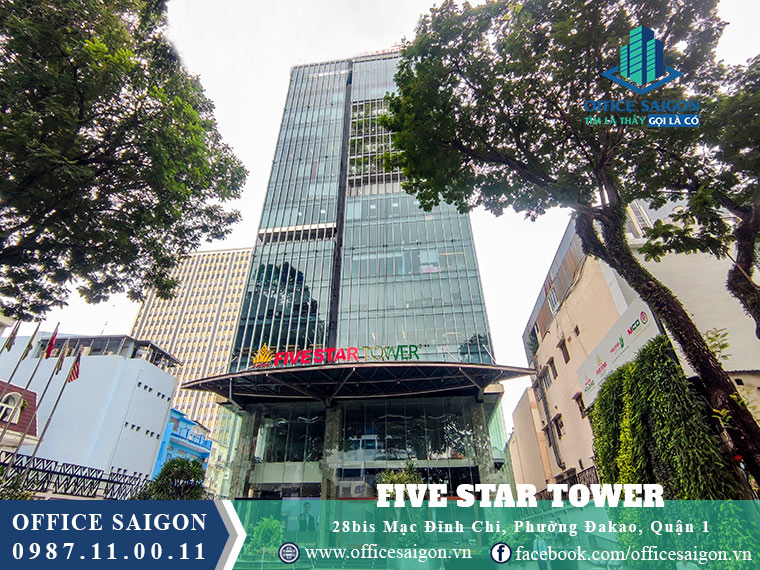 Vị trí tòa nhà Five Star Tower