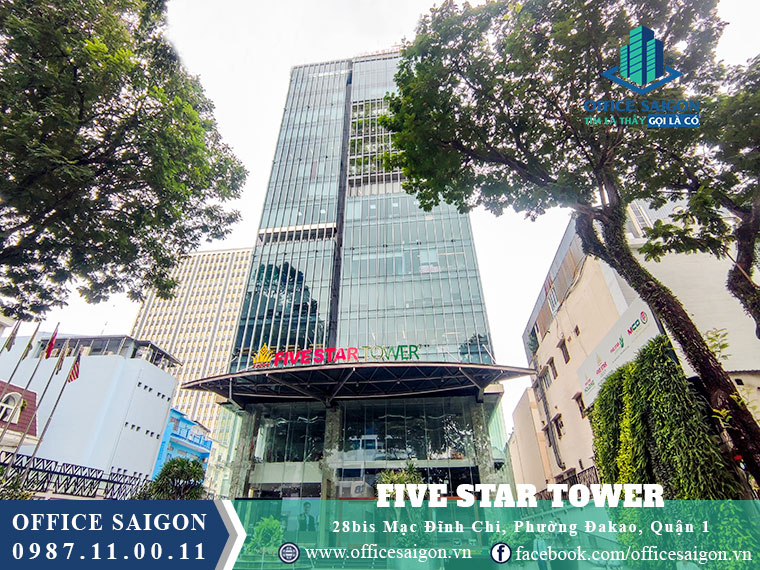 Cho thuê văn phòng tại tòa nhà Five Star Tower Quận 1