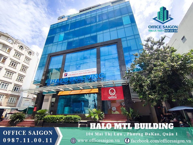 Hình ảnh bao quát tòa nhà Halo Building - đường Mai Thị Lựu, Quận 1