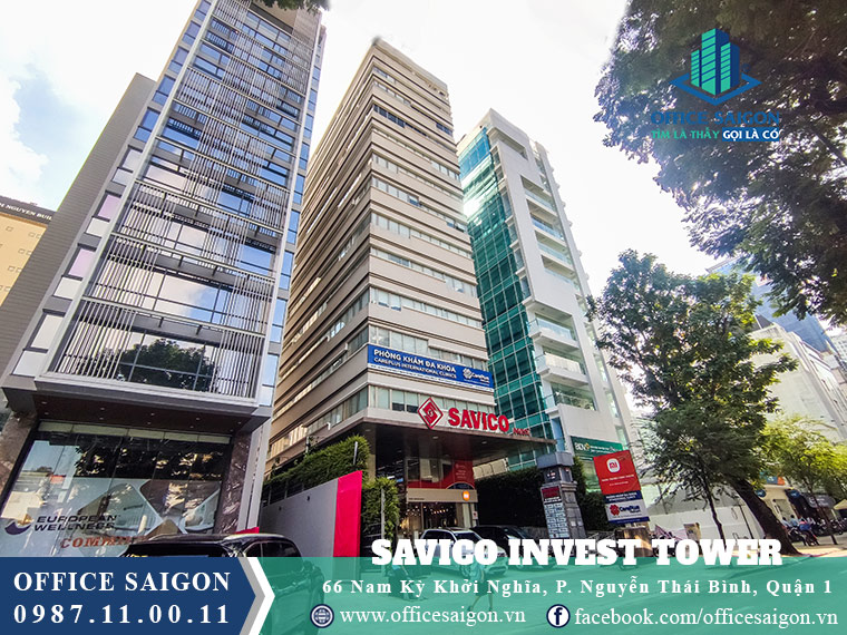 View cảnh của tòa nhà văn phòng cho thuê tại tòa nhà Savico Invest Tower Quận 1