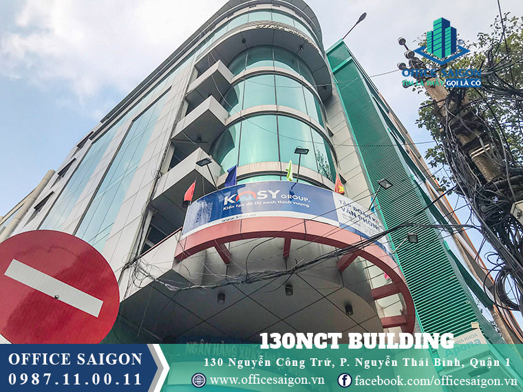 View cạnh bên của văn phòng cho thuê 130 NCT Building quận 1