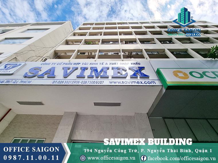 View cho thuê văn phòng toà nhà Savimex Quận 1
