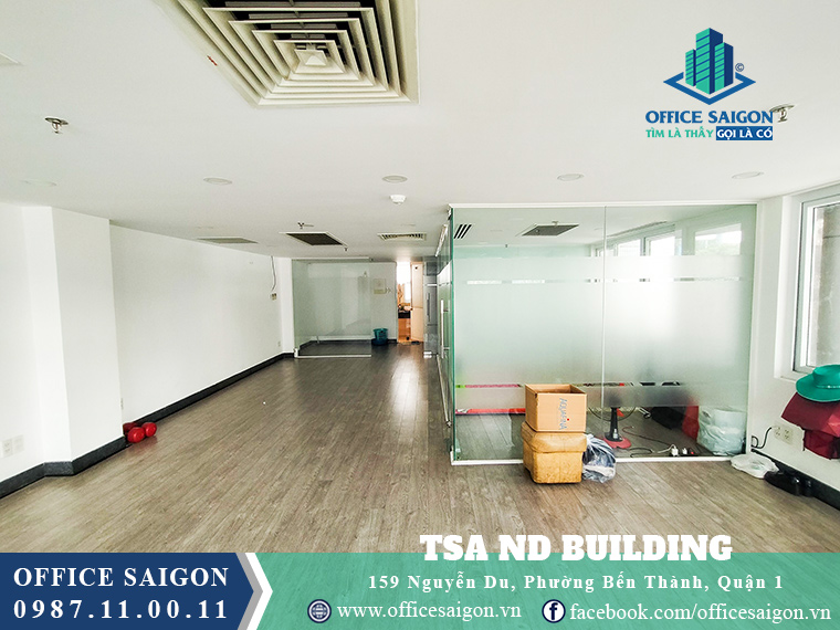 Mặt bằng tại tầng trệt văn phòng cho thuê Khánh Phong building quận 1