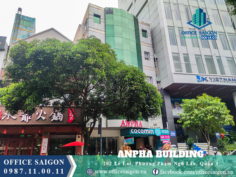 Cho thuê văn phòng tại tòa nhà Anpha Building Quận 1