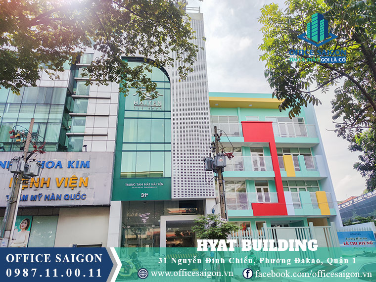 Văn phòng cho thuê tại tòa nhà Hyat building quận 1