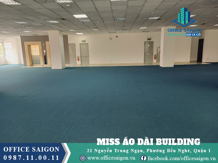 Một góc view diện tích 80m2 lầu 5 ở Miss Aodai tower