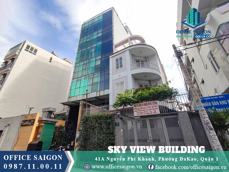 Cho thuê văn phòng tại toà nhà Sky View Building quận 1