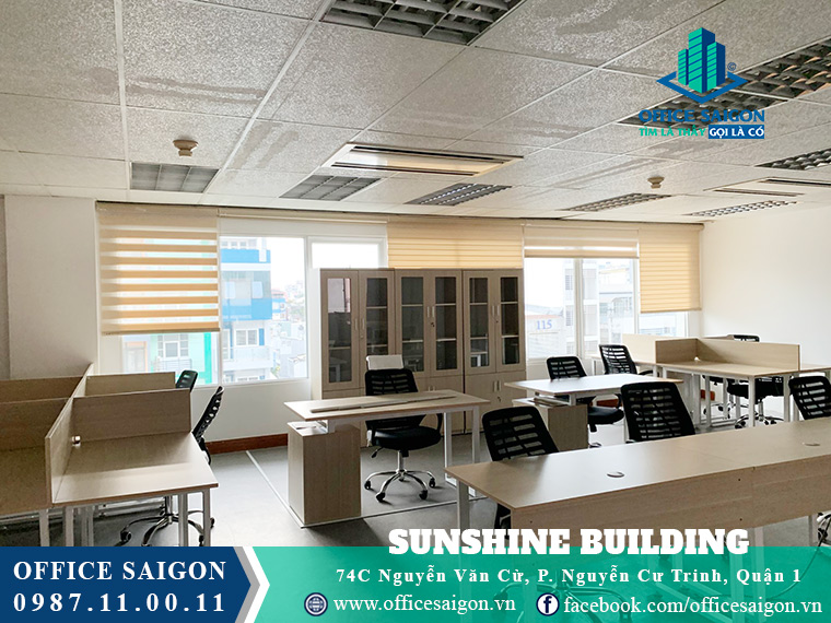 Mặt bằng giá tốt đang cho thuê tại Sunshine Building quận 1