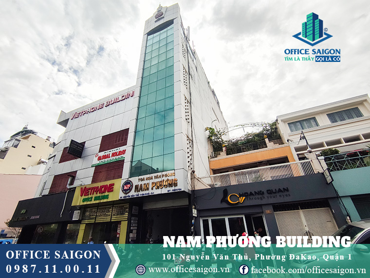 Cho thuê văn phòng tại toà nhà Nam Phương Building quận 1