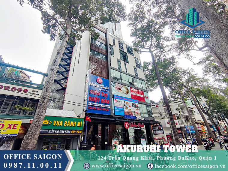 Văn phòng cho thuê tại tòa nhà Akuruhi Tower quận 1