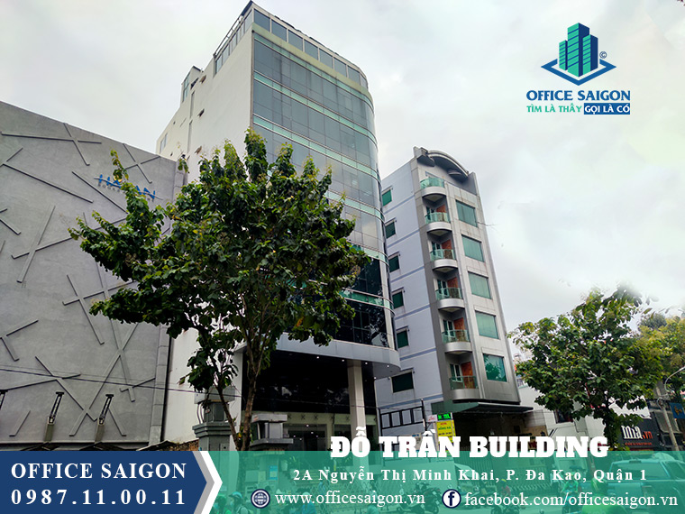 View tổng quan tòa nhà Đỗ Trần building quận 1 đường Nguyễn Thị Minh Khai