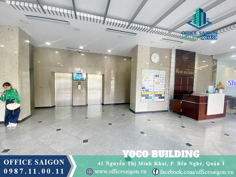 View hệ thống tháng may tòa nhà Yoco building quận 1