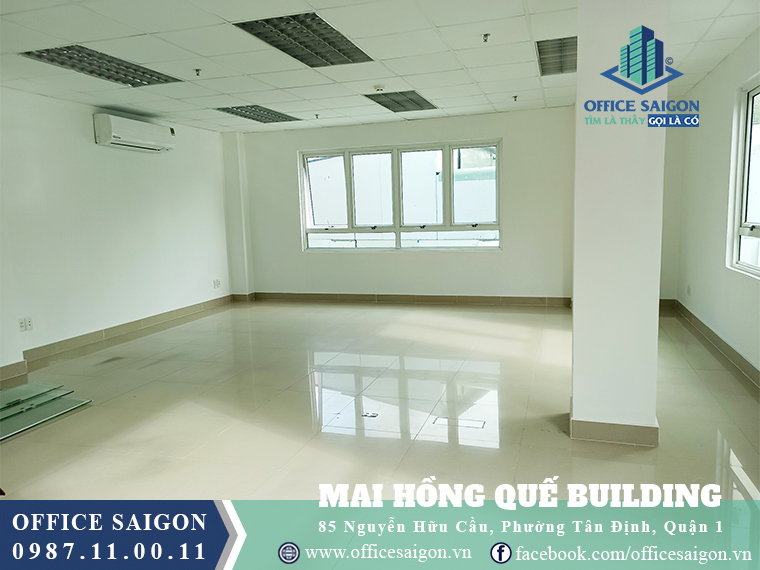 View sân thường phía sau tòa nhà văn phòng Mai Hồng Quế building quận 1