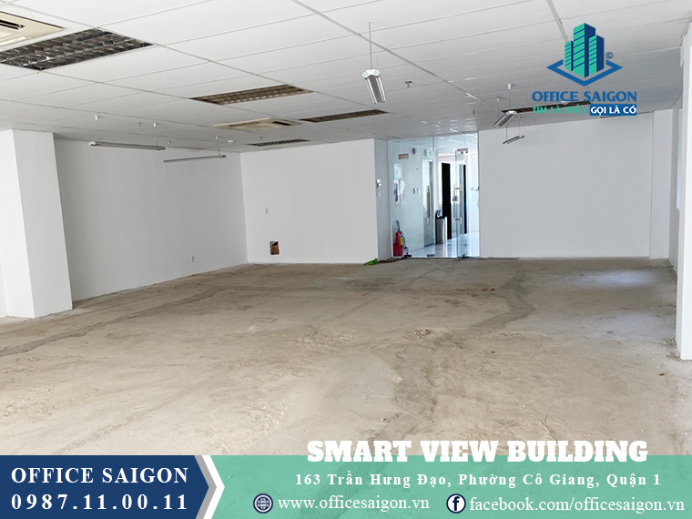 View 80m2 tầng trệt tại tòa nhà Smart View building