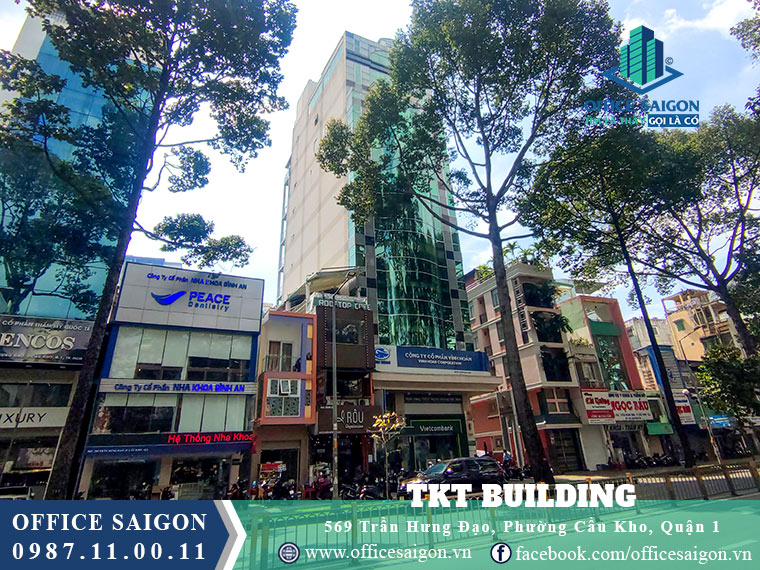 Ngân hàng tại tầng trệt văn phòng cho thuê TKT Building quận 1
