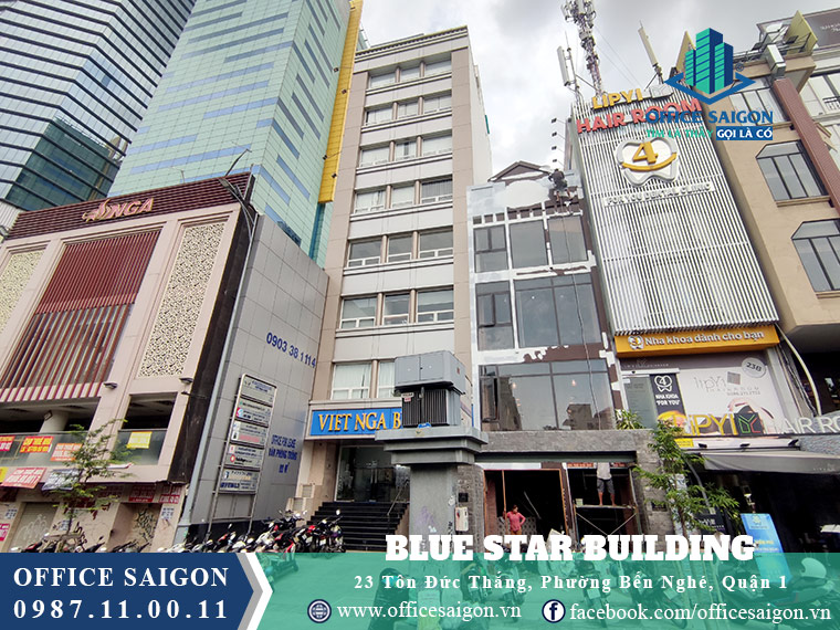 Văn phòng cho thuê tại toà nhà Blue Star Building quận 1