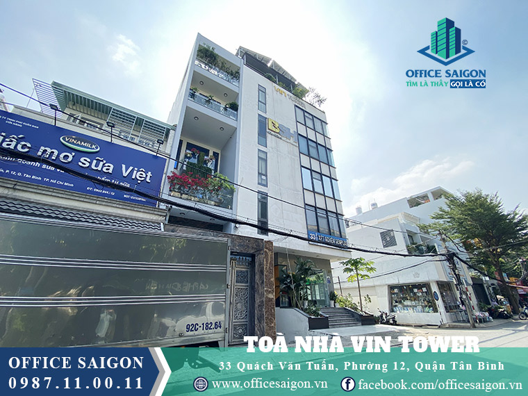 View cho thuê văn phòng toà nhà Vin Tower Quận Tân Bình