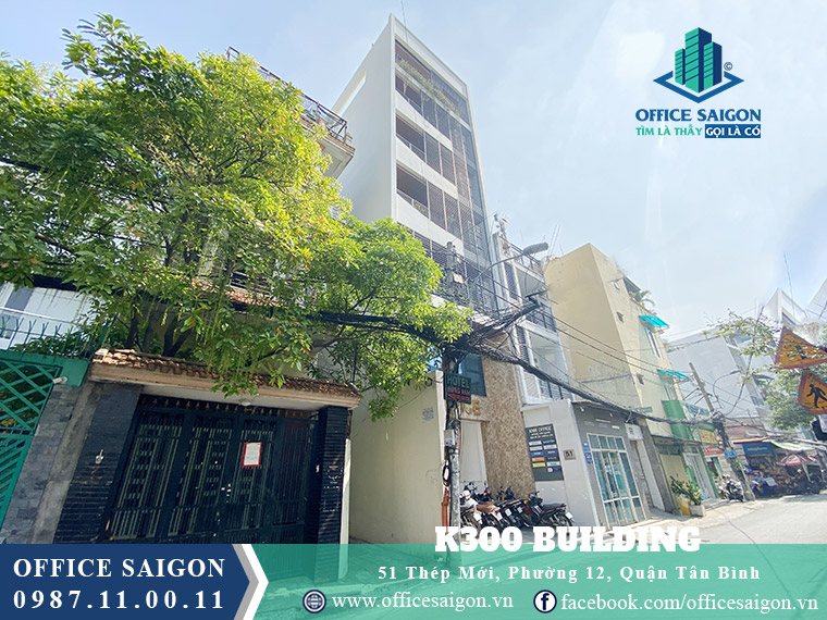 View cho thuê văn phòng toà nhà K300 Quận Tân Bình