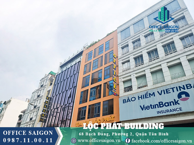 View cho thuê văn phòng toà nhà Lộc PhátQuận Tân Bình
