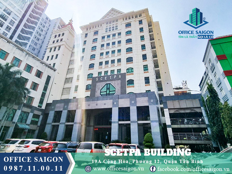 Tòa nhà Scetpa building là cao ốc cho thuê quận Tân Bình giá tốt