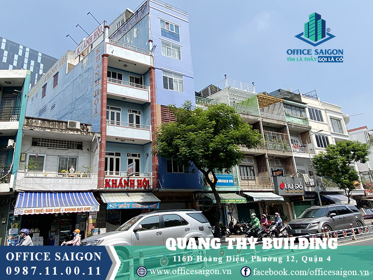 View cho thuê văn phòng toà nhà Quang Thy Quận 4