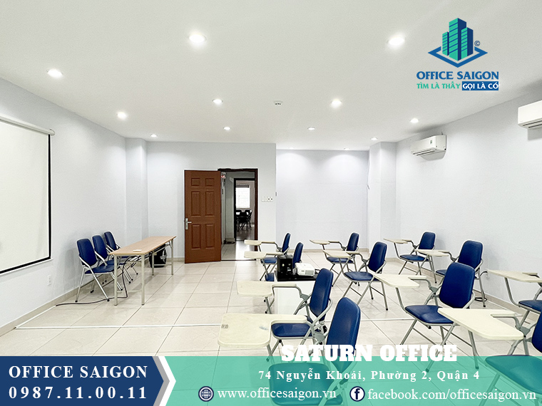 Tổng quan văn phòng cho thuê tại toà nhà Saturn Office Quận 4
