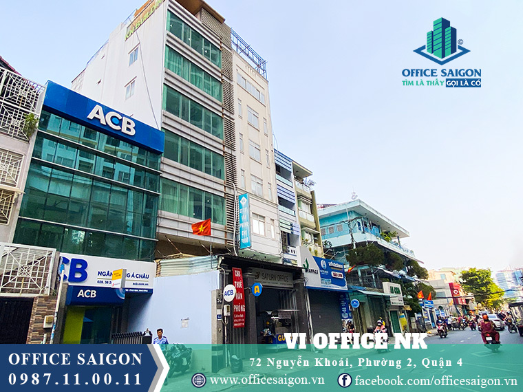 Tổng quan văn phòng cho thuê tại toà nhà Vi Office Quận 4