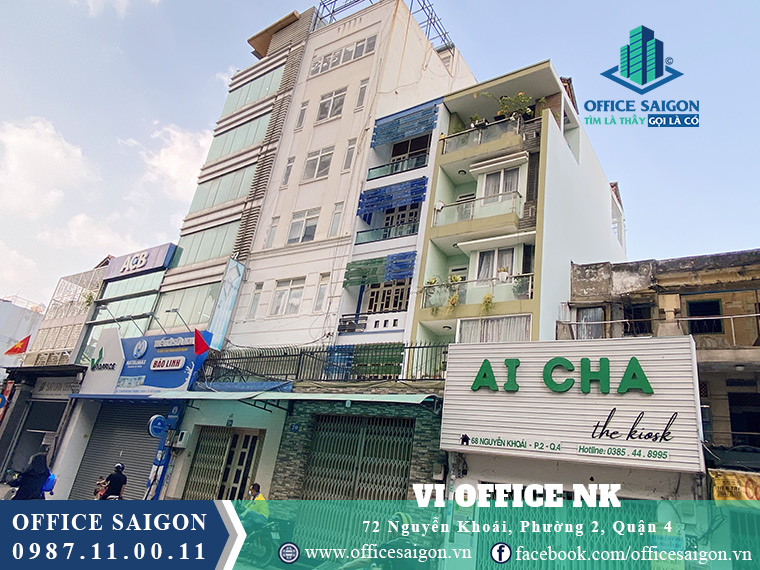 View cho thuê văn phòng toà nhà Vi Office Quận 4