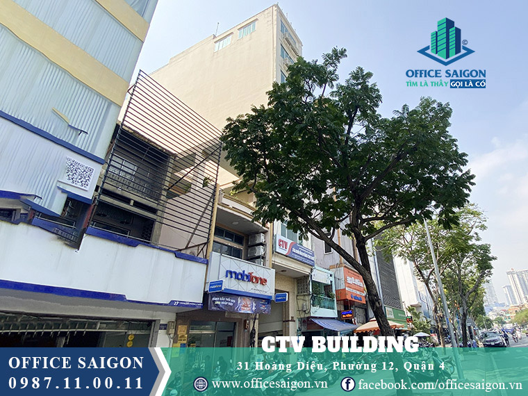 Tổng quan cao ốc văn phòng CTV building đường Hoàng Diệu