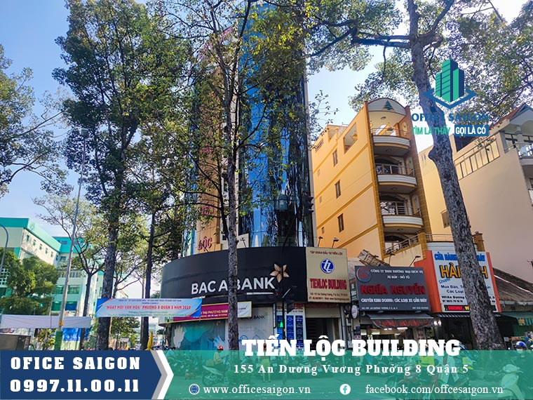 Diện tích trống đang cho thuê tại Tiến Lộc Building quận 5