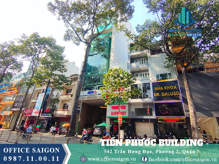 Cho thuê văn phòng giá tốt Tiến Phước Building quận 5