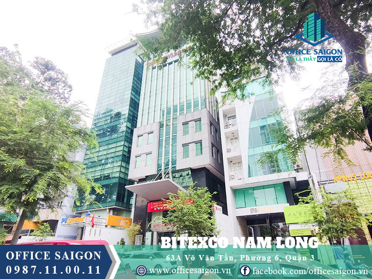 Văn phòng cho thuê tại tòa nhà Bitexco Nam Long Building quận 3