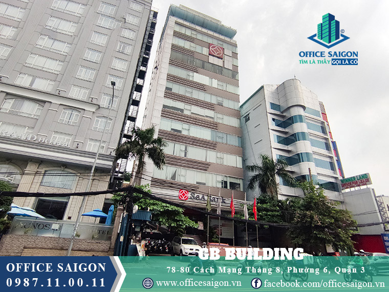 Văn phòng cho thuê tại tòa nhà GB Building quận 3