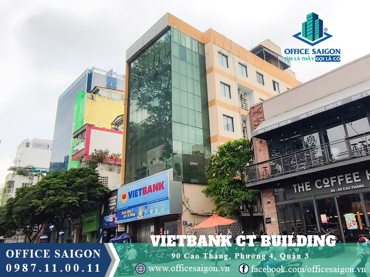 Văn phòng cho thuê tại tòa nhà Vietbank CT Building quận 3