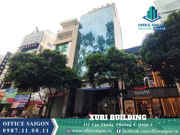 Văn phòng cho thuê tại tòa nhà Xuri Building quận 3
