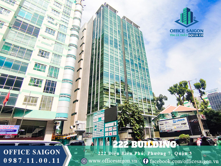 Văn phòng cho thuê tại tòa nhà 222 building quận 3