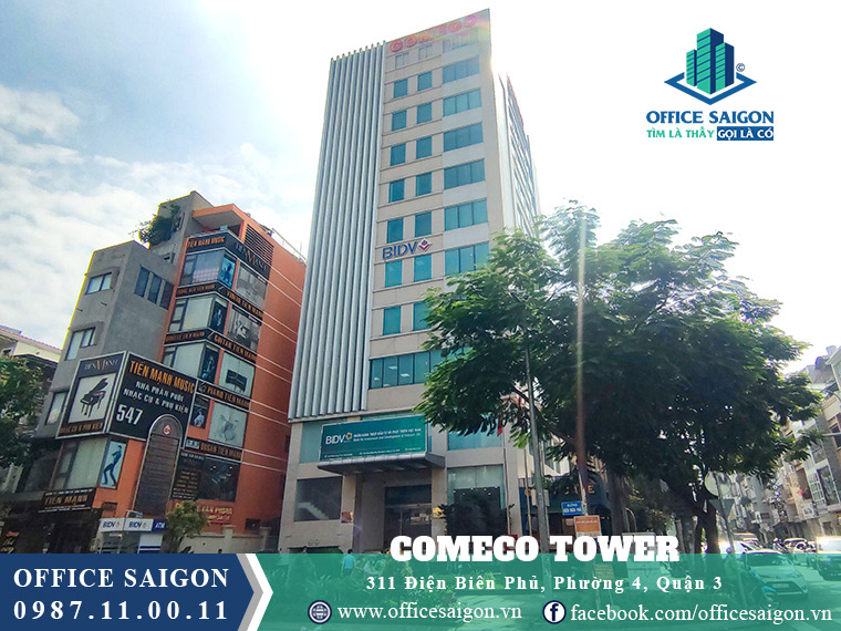 Cho thuê văn phòng tại tòa nhà Comeco Building Quận 3