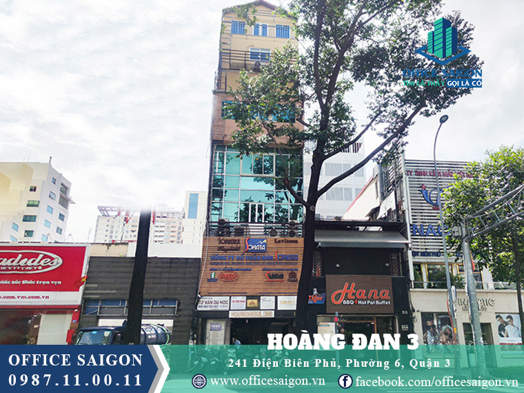Vị trí tòa nhà Hoàng Đan 3 Building