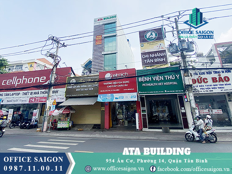 View cho thuê văn phòng toà nhà Ata Building Quận Tân Bình