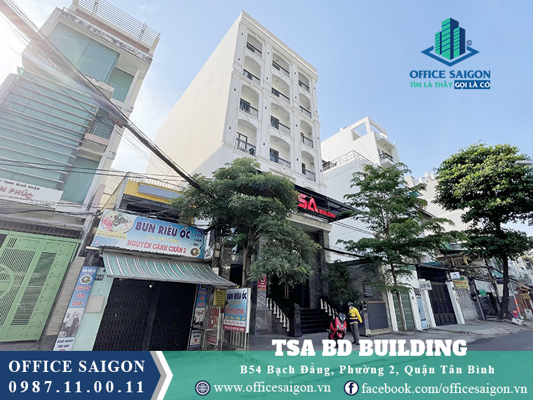 View cho thuê văn phòng toà nhà TSA BD Building Quận Tân Bình