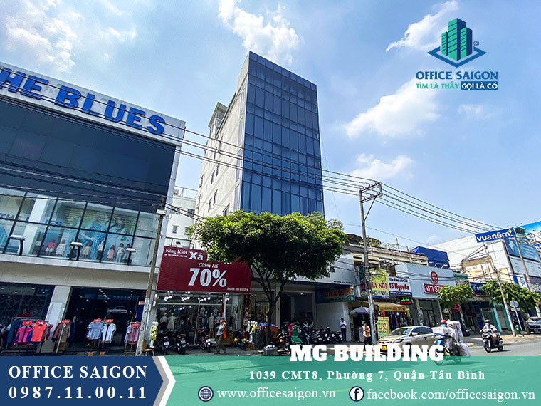 Tổng quan văn phòng cho thuê tại toà nhà MG CMT8 Building Quận Tân Bình