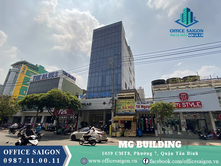 View cho thuê văn phòng toà nhà MG CMT8 Building Quận Tân Bình